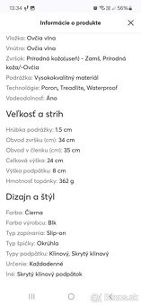 Čižmy kožené originál UGG snehule topánky ovčia vlna - 8