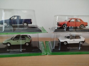 Predám modely škoda 1:43. cena za kus. - 8