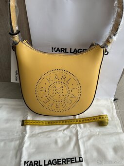 Karl Lagerfeld kabelka kožená zabalená originál - 8