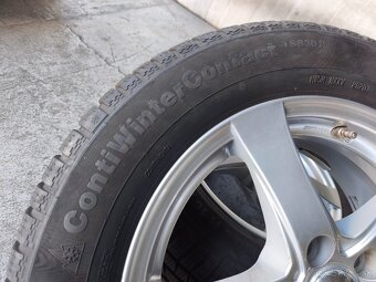 Alu disky 5x108 na Ford + zimné pneumatiky 215/60 r16 7mm - 8