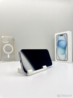Apple iPhone 15 BLUE 128GB ORIGINÁL STAV+Príslušenstvo - 8