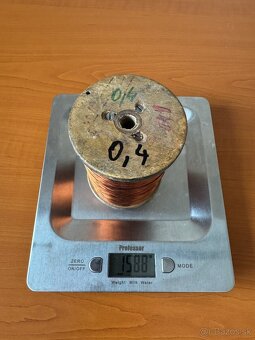 Medený drôt – rôzne priemery (0,12 až 1,8 mm) - 8