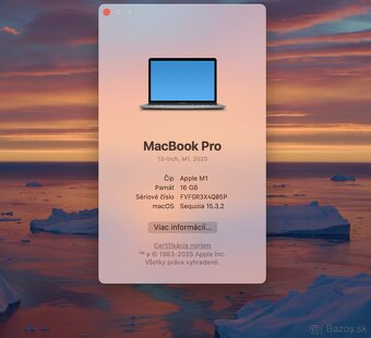 MacBook Pro 13” M1 / 16GB RAM / 512GB SSD – skvelý stav - 8