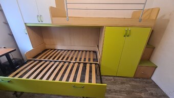 Poschodová Posteľ s DUO Posteľou a Úložným Priestorom - 8