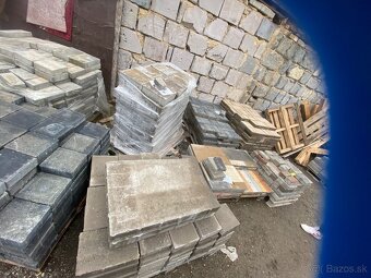 Zámková dlažba , okrasné tvárnice , betónové strešný - 8