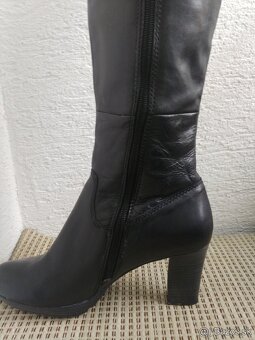 Zateplene kozene cizmy zn. Tamaris, velkost 38, nové - 8