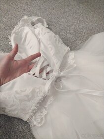 Svadobné šaty 34-36 + popolnočné šaty - 8