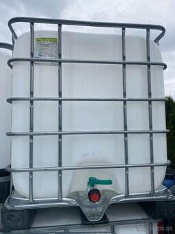 IBC NADOBA NADRZ 1000l Kontajner,plastovà nadrz - 8