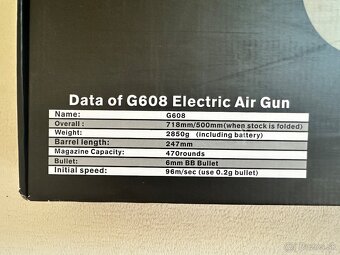 Elektrická airsoftová zbraň G608 - Assault Rifle AEG - 8
