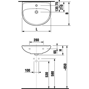 Umývadlp JIKA Lyra Plus - 8