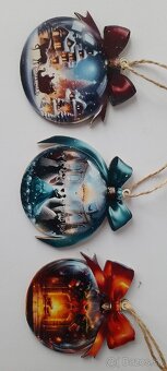 Vianočné drevené ozdoby - 8