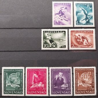 Známky SLOVENSKÝ ŠTÁT - rôzne varianty - 8