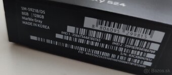 Samsung galaxy S24 Marble Gray ...NOVÝ... - 8