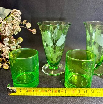 Uránové poháriky 5 ks - 8