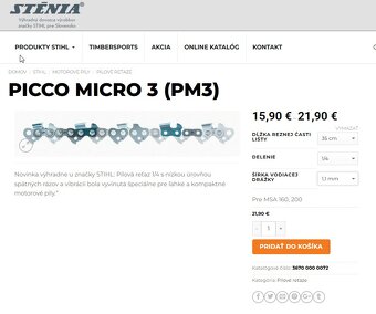 AKU PÍLA  STIHL MSA 200 C - 8