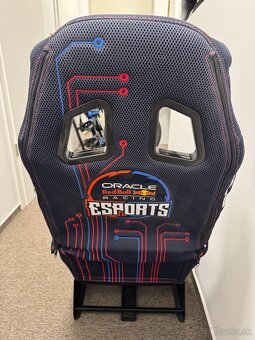 Herná závodná sedačka + volant - 8