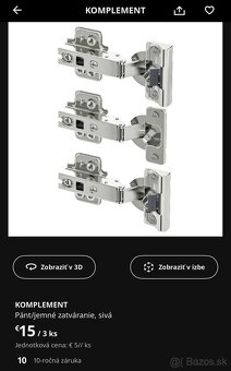 Predám skriňu PAX s dvierkami - IKEA - 8