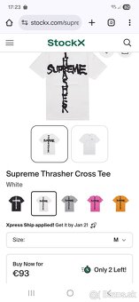 Supreme × Thrasher tričko - 8