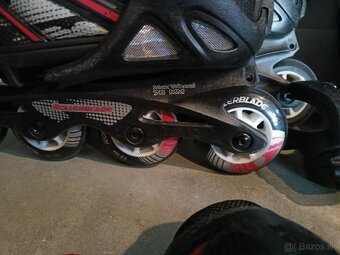 Korčule Rollerblade + prilba, chrániče, vak - 8