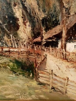 profesor Vojtech Doležil - olejomaľba (obraz) + kniha - 8