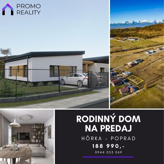 Moderný rodinný dom v novej IBV, obec Hôrka neďaleko Popradu - 8