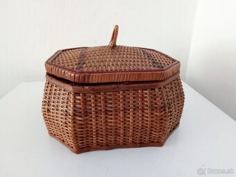 Starý košík na šití - 8