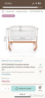 PETITE&MARS Postieľka Glory 2v1 - 8