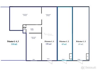 NA PRENÁJOM | 65 m2 - PRIESTORY č.3 + vyhradené parkovanie, - 8