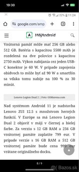 Herná Beštia. Lenovo Legion Duel Phone - 8