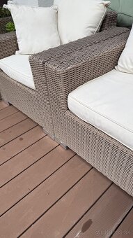 zahradne ratanove sedenie - komplet set Singapur XXL - 8