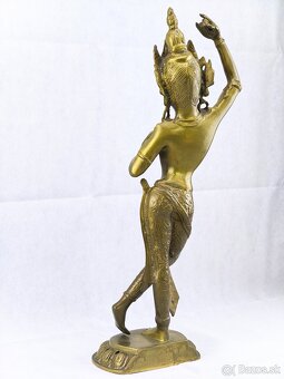 Veľká bronzová socha Tara Mudra Maja 52cm - Nepál - 8