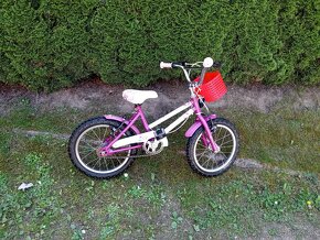 dievčenský detský bicykel 16 - 8