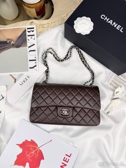 Elegantná dámska kabelka v štýle Chocolate Silver - 8
