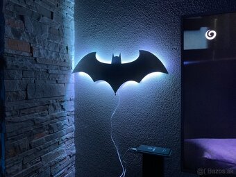 Batman LED zrkadlo dekoracia + Paladon obdĺžnikové svetlo - 8