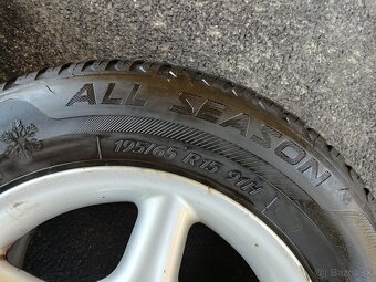 Elektrony 5x100 aj s pneu celoročne 195/65R15 - 8