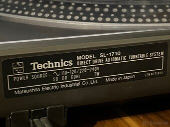Technics SL-1710 (po kompletnom servise, nová ihla) - 8