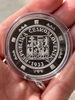 Investičné striebro sada mince 1. Československej republiky - 8
