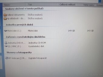 HP elitebook 2540p ,Intel® Core™ i7 ,4gb ram ,Windows XP - 8