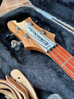 Rickenbacker 4003S Mapleglo – kufor + straplocky - 8