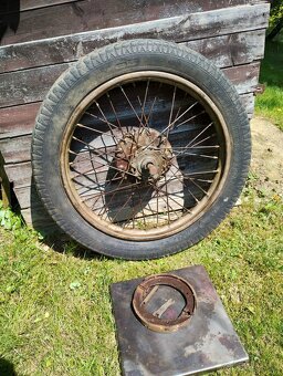 Bicykel na wehrmacht motocykel DKV 350 nd v pieskovej farbe - 8