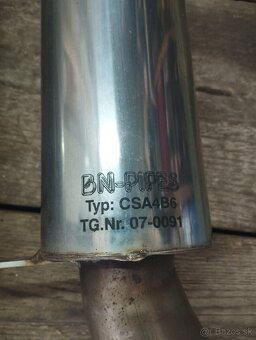 Audi A4 B7 2.0 Tfsi BN-pipes stredový výfuk - 8
