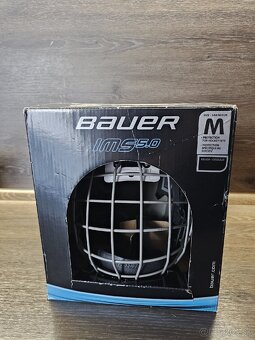 Hokejová helma BAUER, IMS 5.0, čierna, veľkosť M (s mriežkou - 8