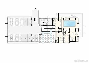 REZERVOVANÉ Veľký 2-izbový apartmán č. 403, 87m2, výnimočná  - 8