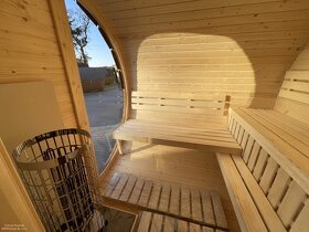 Oválná sauna KOMFORT - 8