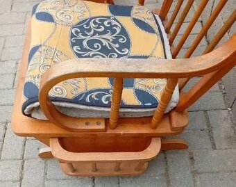 Retro kreslá, hojdacie kreslo. - 8