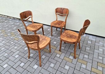 Luxusní prvorepublikové židle THONET - ART Deco - 8