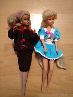Barbie kôň, barbie odev a nábytok - kúpeľňa, posteľ - 8