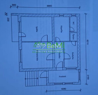 Rodinný dom v obci Lehota pôvodný stav  pozemok 674 m2  ID 0 - 8