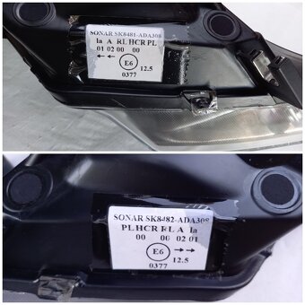 AUDI A3 8P 2003-2008 Led Tube Black Reflektory Predné Svetlá - 8