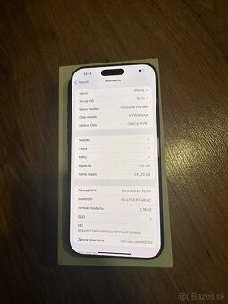 iPhone 16 Pro Max 256GB Black Titanium - 8